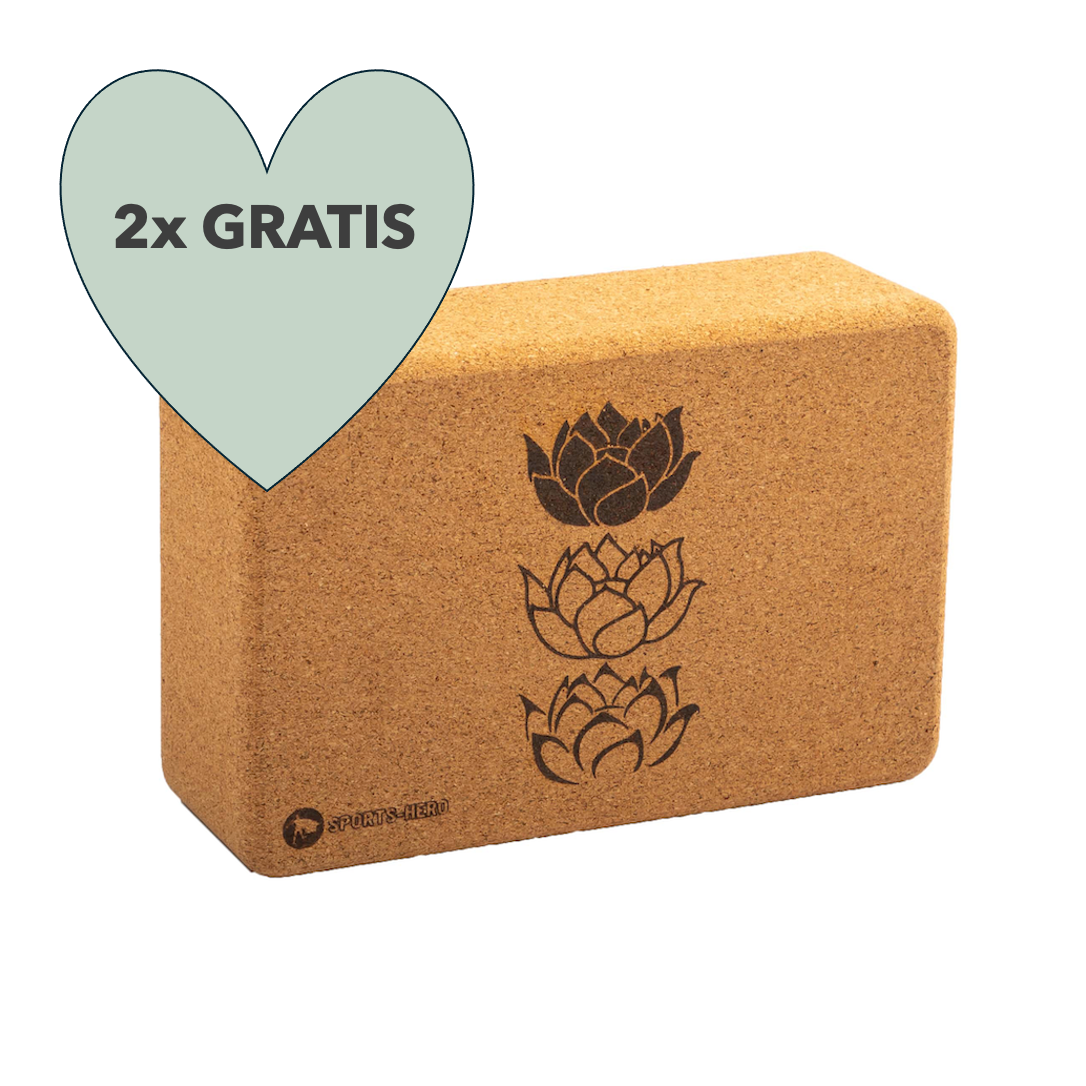 Yogablock Kork Pure Balance (12 Stk.) 10 + 2 GRATIS